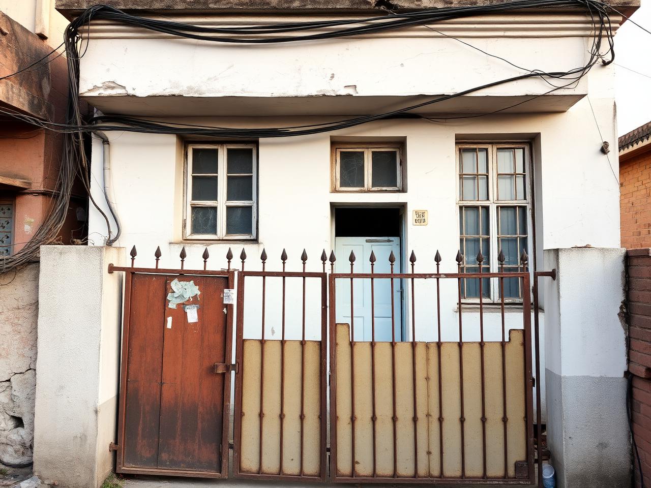 House Front Elevation before renovation