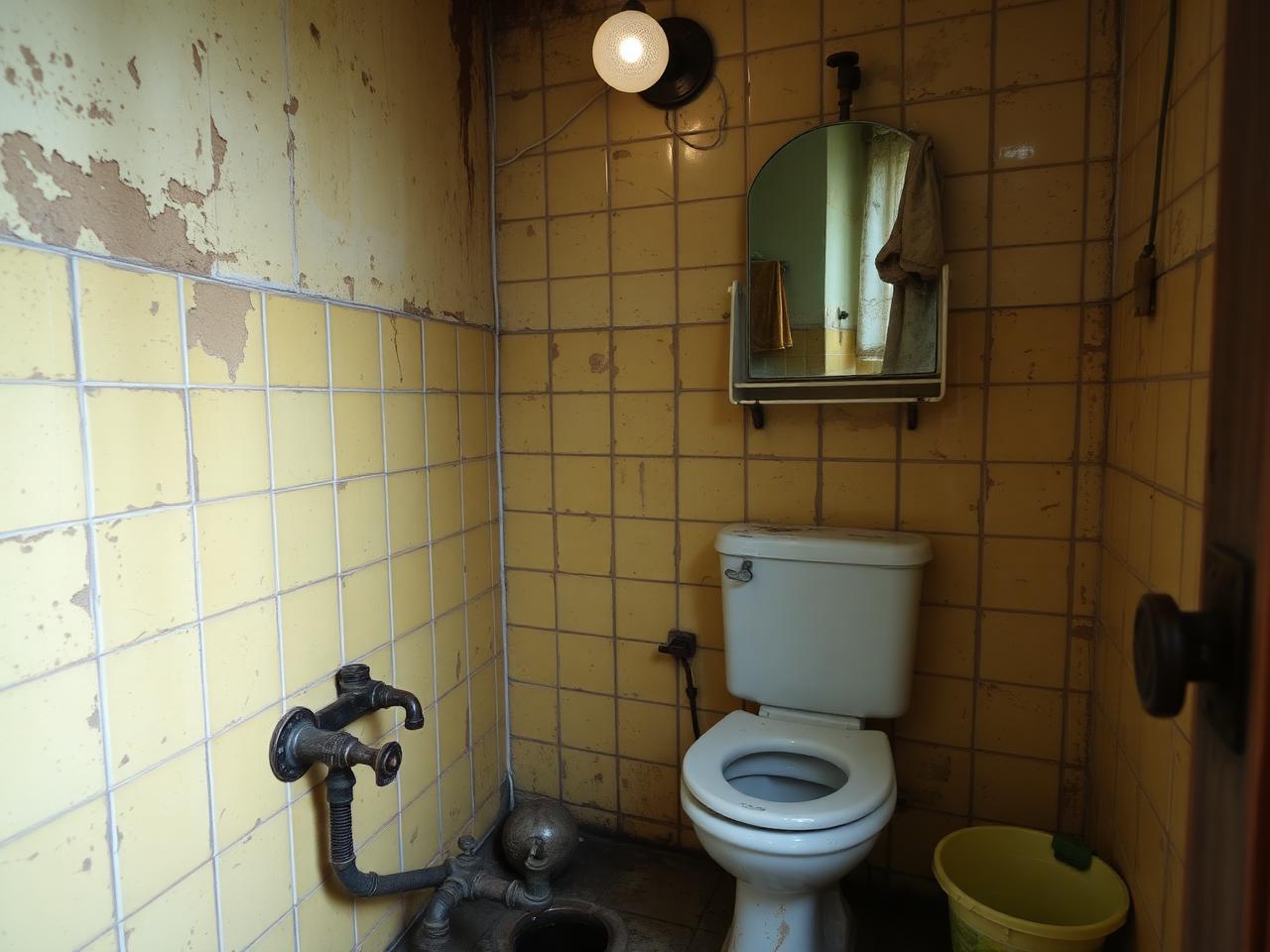 Washroom before renovation